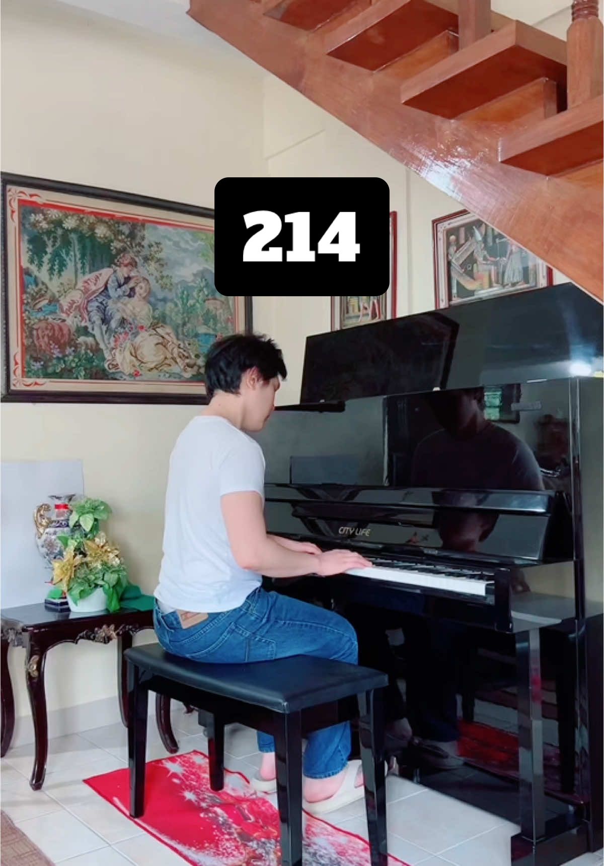 Kasalanan mo to @mariesteller! 🤣 #214 #ricoblanco #rivermaya #marisracal #youforgotyoursweater #pianocover #pianoserye 