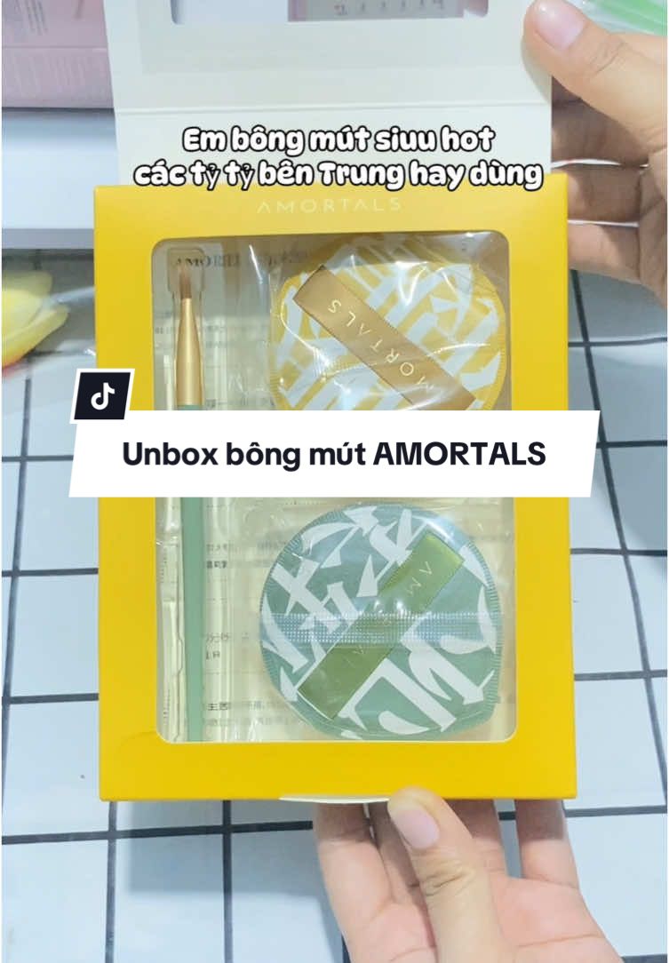 Bộ Mút Trang Điểm nhà  @AMORTALS.VN  🎀 #bomuttrangdiem #amortals #bongmutamortals #AMORTALS #muttrangdiemamortals #unboxing #tuelinh🎀 #viral #muttrangdiem #xuhuong #unboxbongmut #goclamdep 