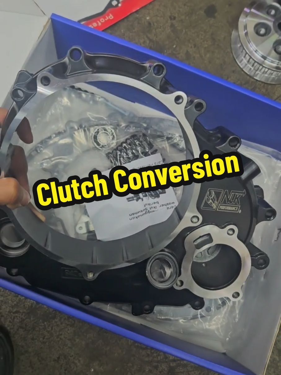 Clutch Conversion LC135 5s 🚀 #sicuraresources #nlkperfomanceparts #nlkperformancekl #nlkperformance #rrmcbudakrambo #RRMC #yamaha #lc135 #fypシ゚viral #nlk 