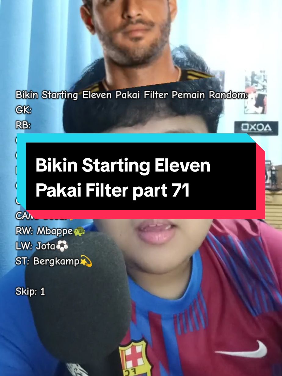 Bikin starting eleven pakai filter pemain random😅 #serunyabola #fyp #fypシ 