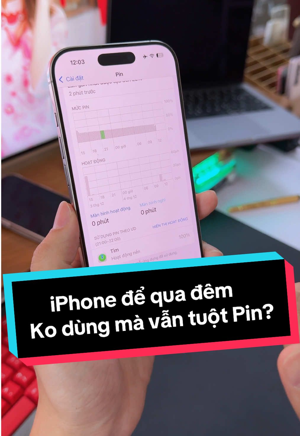 iPhone để qua đêm không dùng gì mà vẫn tuột Pin ??? Đây là cách xử lý nhé #LearnOnTikTok #education #thanhcongnghe #novagr 