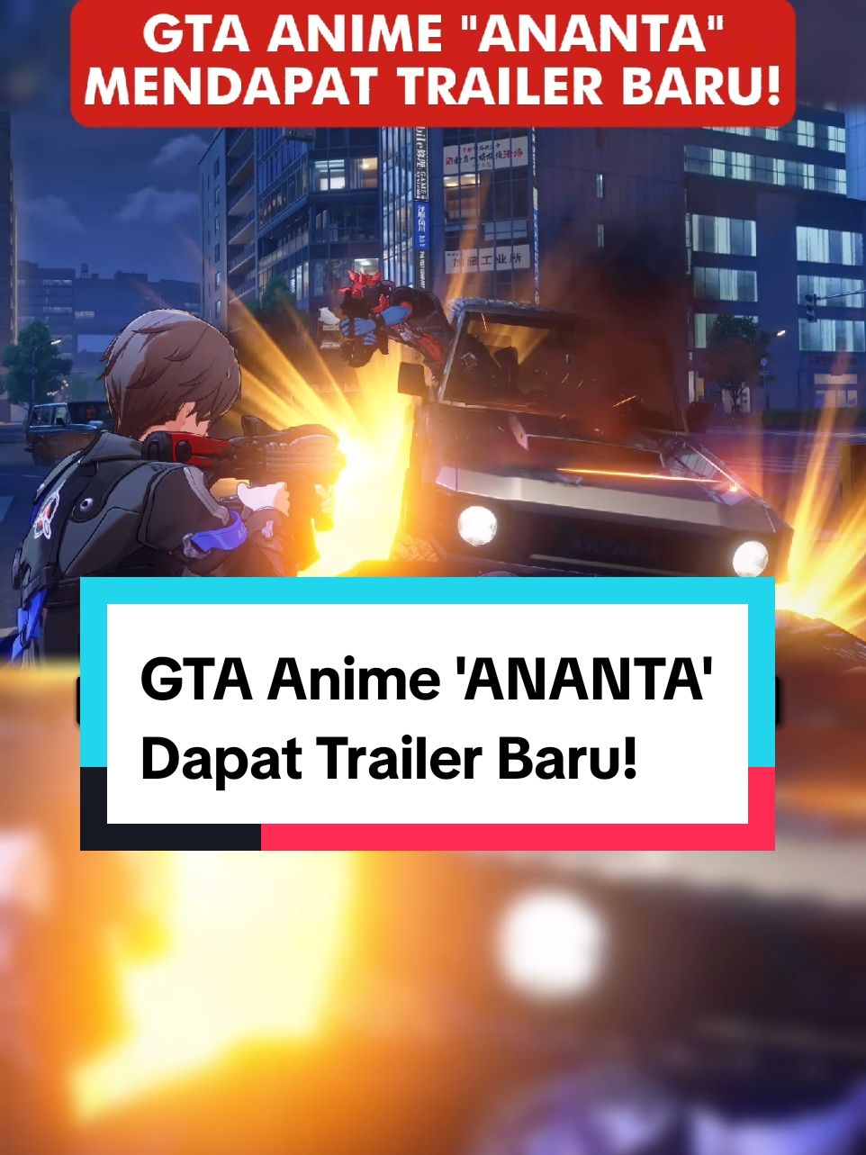 Game GTA Anime 'ANANTA' Pamerkan Trailer Baru yang Memukau! #projectmugen #ananta #openworld #anime 