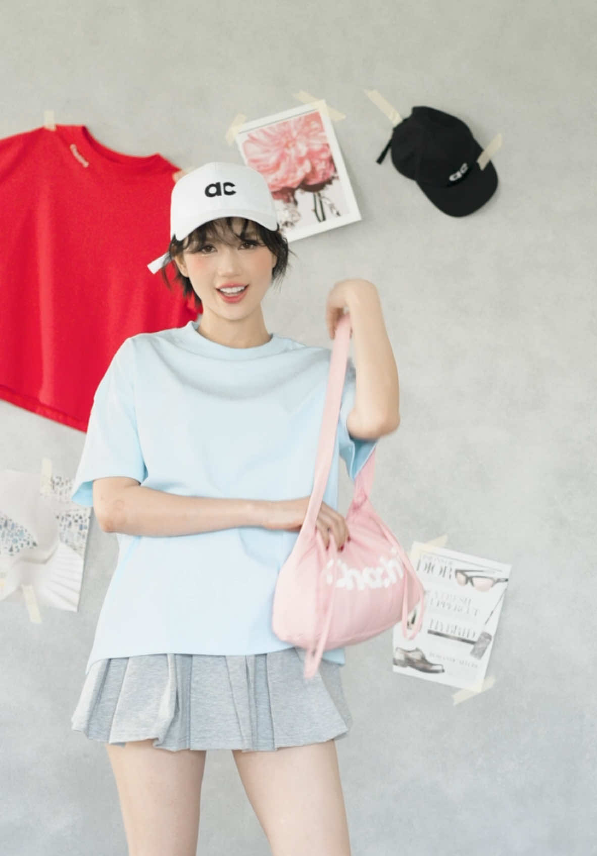 Sắm ngay em áo thun basic này đi mấy bà ơi 🥰 #ngoctrinh #ngoctrinh89 #Fashion #ChaChing #wearyourluck 