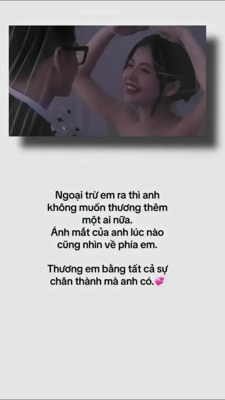 Thương em bằng tất cả sự chân thành mà anh có. #tamtrang #tamtrangnhat #tinhyeu #story #fyp #xuhuong #tiktok 