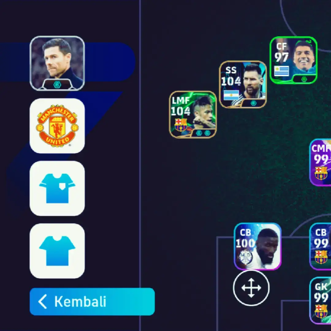 yang kiri booster, yang kanan no booster, mana adil🗿 #efootballmobile 