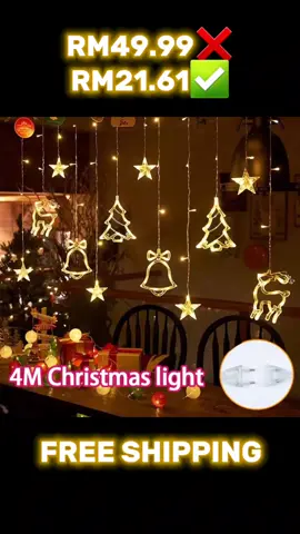 4M 138LED Elk Star Curtain String Lights with 8 Modes for Outdoor Home Garden Christmas Wedding Party Garden Decoration #racuntiktok #kscreation #christmas2024🎄🎁 #Christmas2024 #ChristmasDecoration #christmasdecorationlights #christmasdecor #christmasdecorationlights #christmaslightled #christmasledlight #fyp 