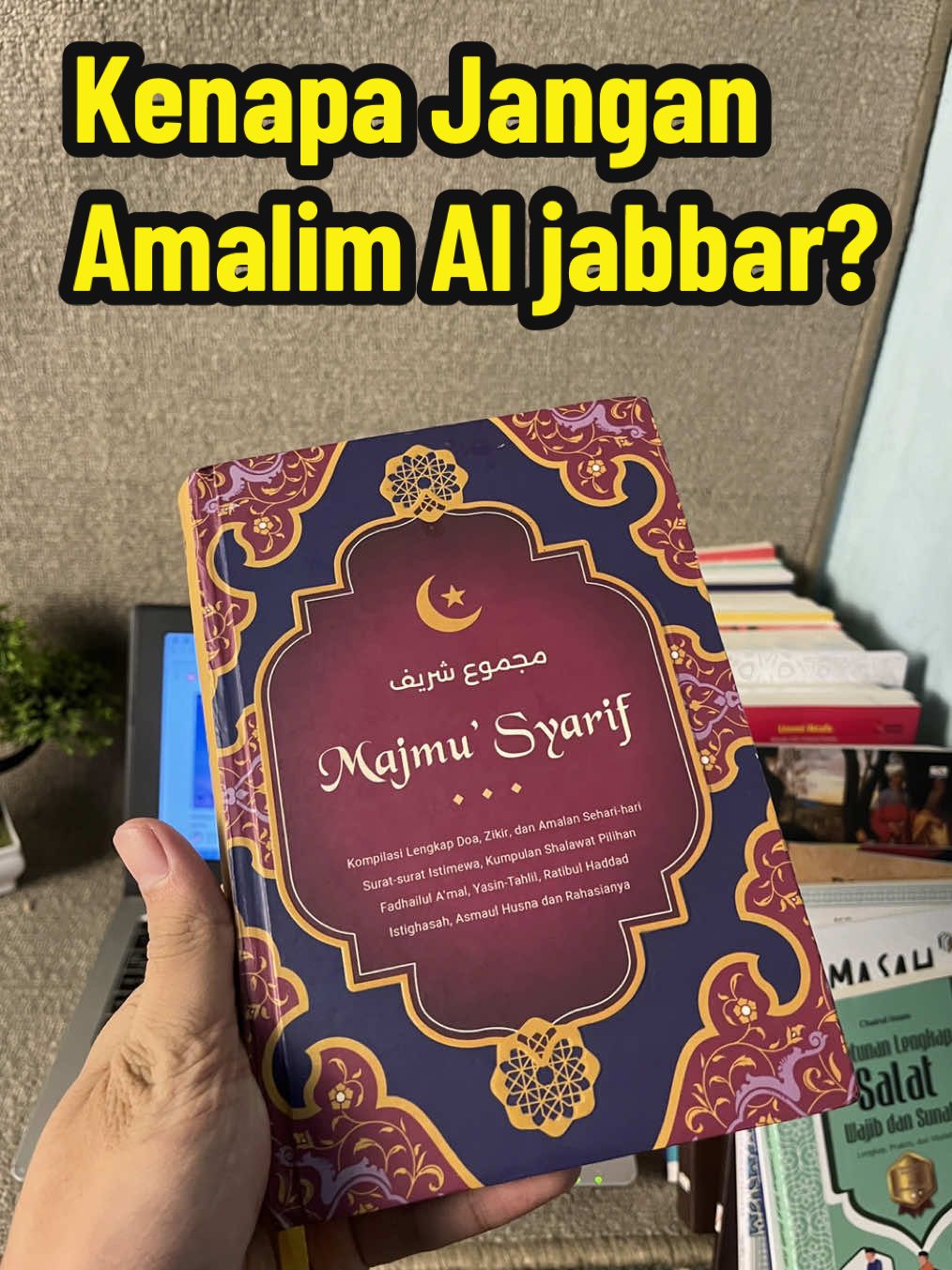 Takut kalo sudah bener” sakit hati nekat ngamalin al jabbar🥹 buku yg aku spill di bio #reminderislamic #majmusyarif #foryou 