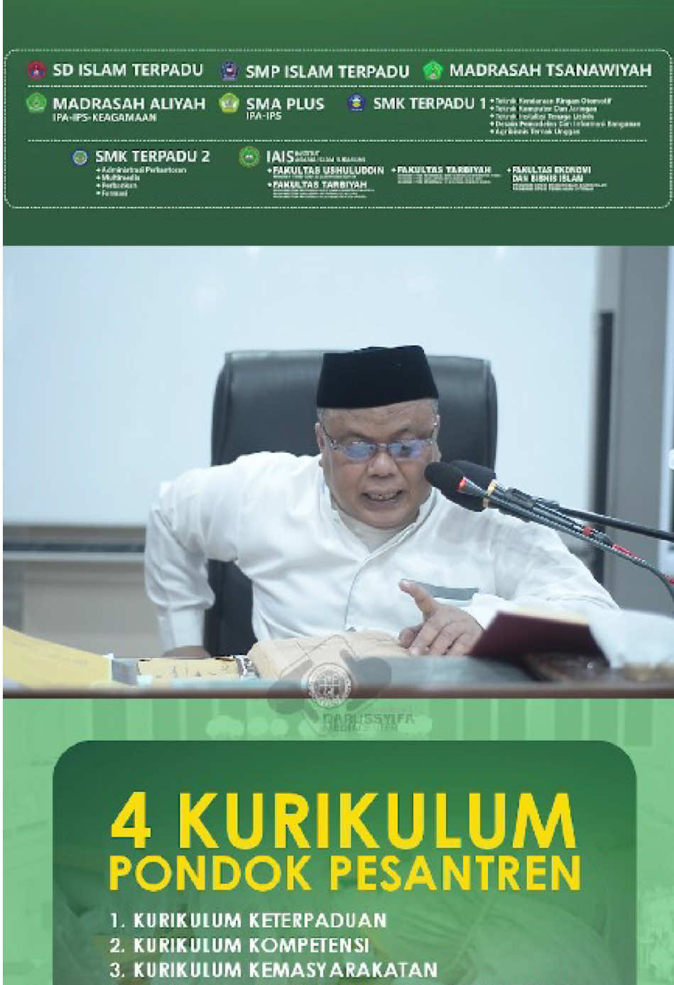 Quote Pimpinan Pondok Pesantren #ayomondok #santrikeren #yaspida #darussyifaalfithroh #sukabumi 