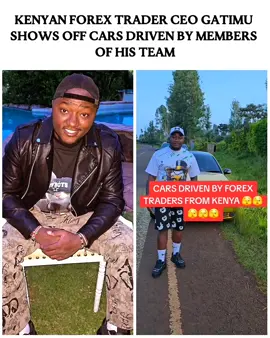 Kenyan Forex Trader Ceo Gatimu  shows off cars driven by members  of his team #fypkenya #trendingkenya #viralkenya #tiktokkenya #nairobitiktokers 🎥: @George Gatimu 