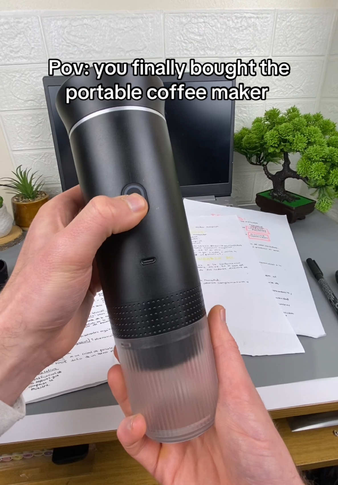 I love coffee 😎☕️❄️#portablecoffeemaker #coffee #coffeelover #viralproducts #trendingvideo 