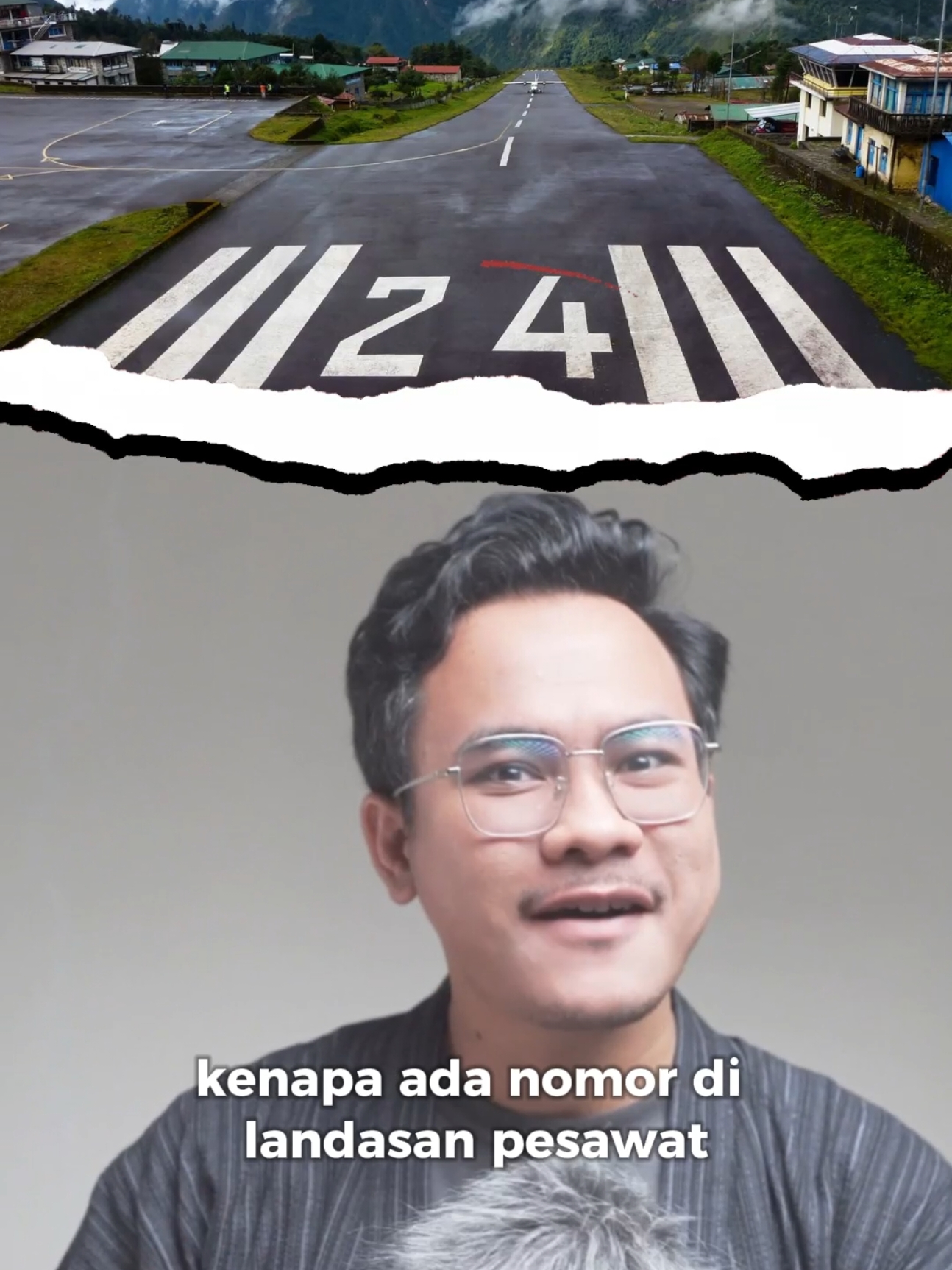 Di ujung landasan juga ada garis-garis seperti zebra cross loh, ini tuh buat apa ya? Apa buat pejalan kaki nyebrang?