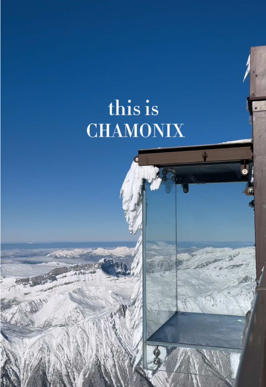 The winter getaway you didn’t know you needed ❄️  #winter #snow #chamonix #wintertraveldestination #creatorsearchinsights 