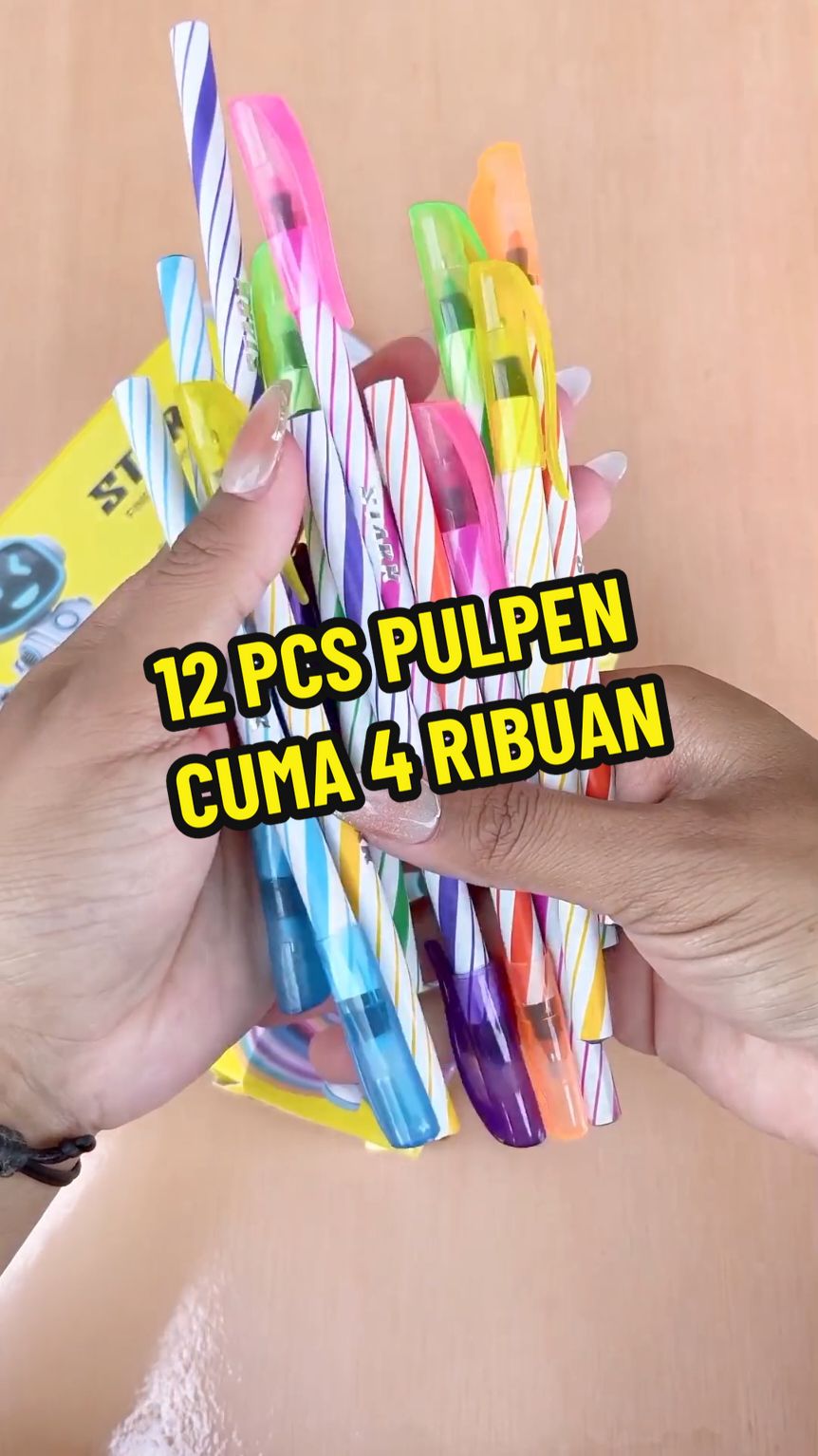 12 pcs pulpen cuma 4 ribuan #bolpoin #pulpen #pulpenmurah 