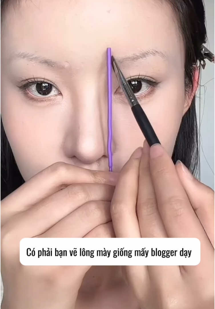 Cách xác định điểm và vẽ lông mày #thuyquynh1103 #makeuptutorial #tipsmakeup 