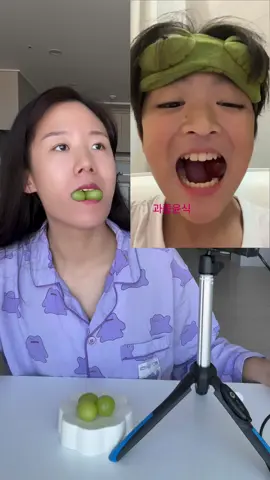과즙윤식 보라색 버전 #mukbang #asmr #먹방 