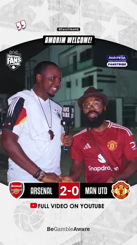 Watch the FULL INTERVIEW now on YouTube via link in bio  📺 🔥 🗣️  #naijatiktok #sportsontiktok #levelupafrica #nigeria #arsenal  #PremierLeague  #manutd  #ARSMUN Arsenal 2-0 Manchester United highlights 