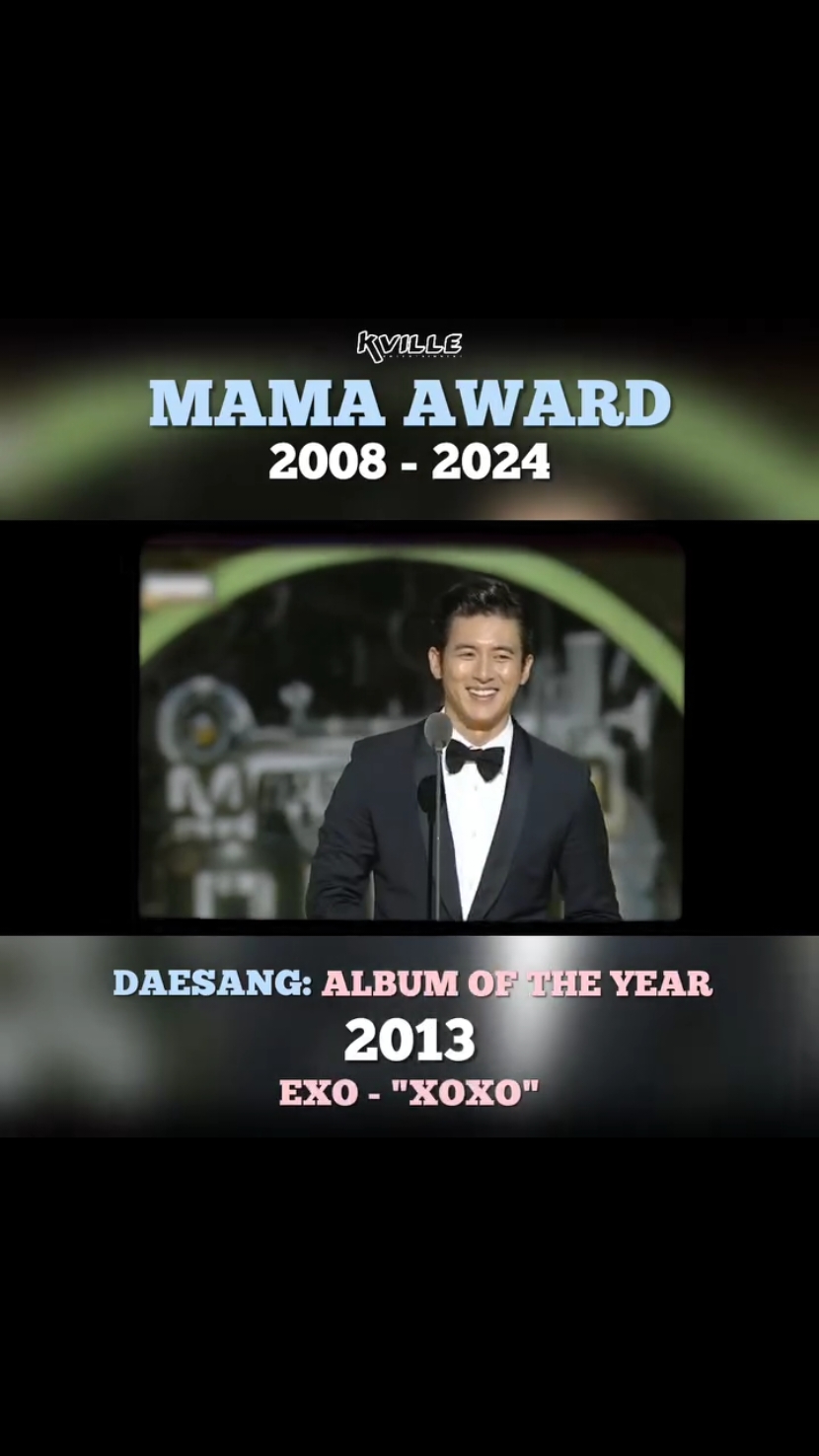 EVERY #MAMA AWARD WINNER for DAESANG: ALBUM OF THE YEAR (2008-2024) 🏆 Includes artists like #BTS , #EXO , #SEVENTEEN , #TVXQ , #GDRAGON , #2NE1 , and #SUPERJUNIOR !