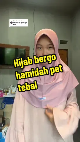 Membalas @L bergo hamidah size m warna ungu baby #bergo #megaguncang1212 #bergohamidah #hijab 