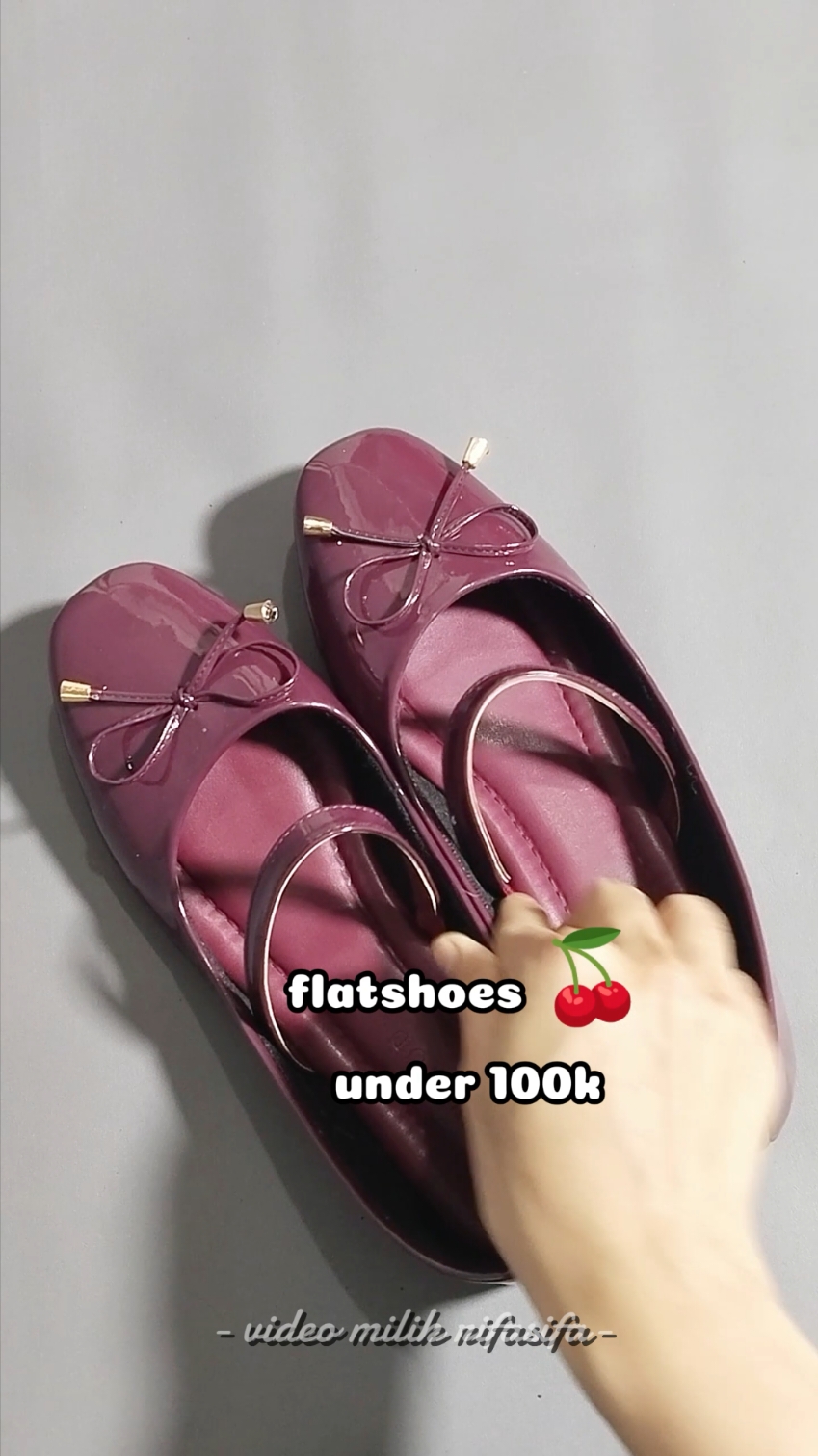 flatshoes🍒 🍎❤‍🔥@winodofficial  #flatshoes #flatshoescantikk #sendalflat #flatshoesmurmer #flatshoesmaroon #outfitideas #winodofficial 