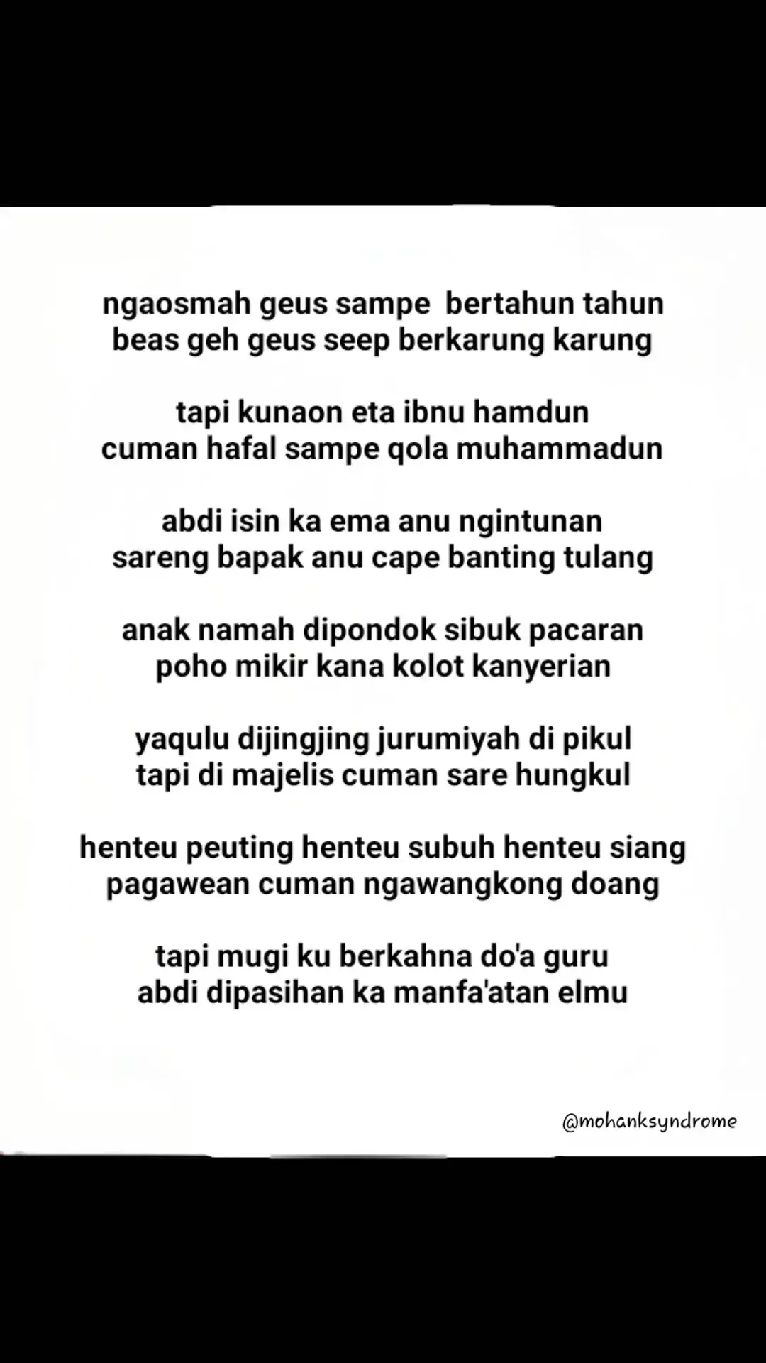 #fyp #foryou #foryoupage #trending #syairan #syairansantrisalafi #syairansantrisunda #syairansantri #santri #nadhom #nadhoman #santrikobong #santripondok #santrikeren #santriindonesia #sunda #bismillahfyp #viralkan #masukberanda #tiktok #viral #fypシ #Capcut 