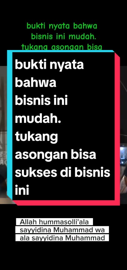 bukti nyata bahwa  bisnis ini mudah. tukang asongan bisa  sukses di bisnis ini  #lunashutangriba #peluangusaha #PeluangBisnis #komunitassahara #bisnisonline #bisnisrumahan #goberkahnoribagobaitullah 