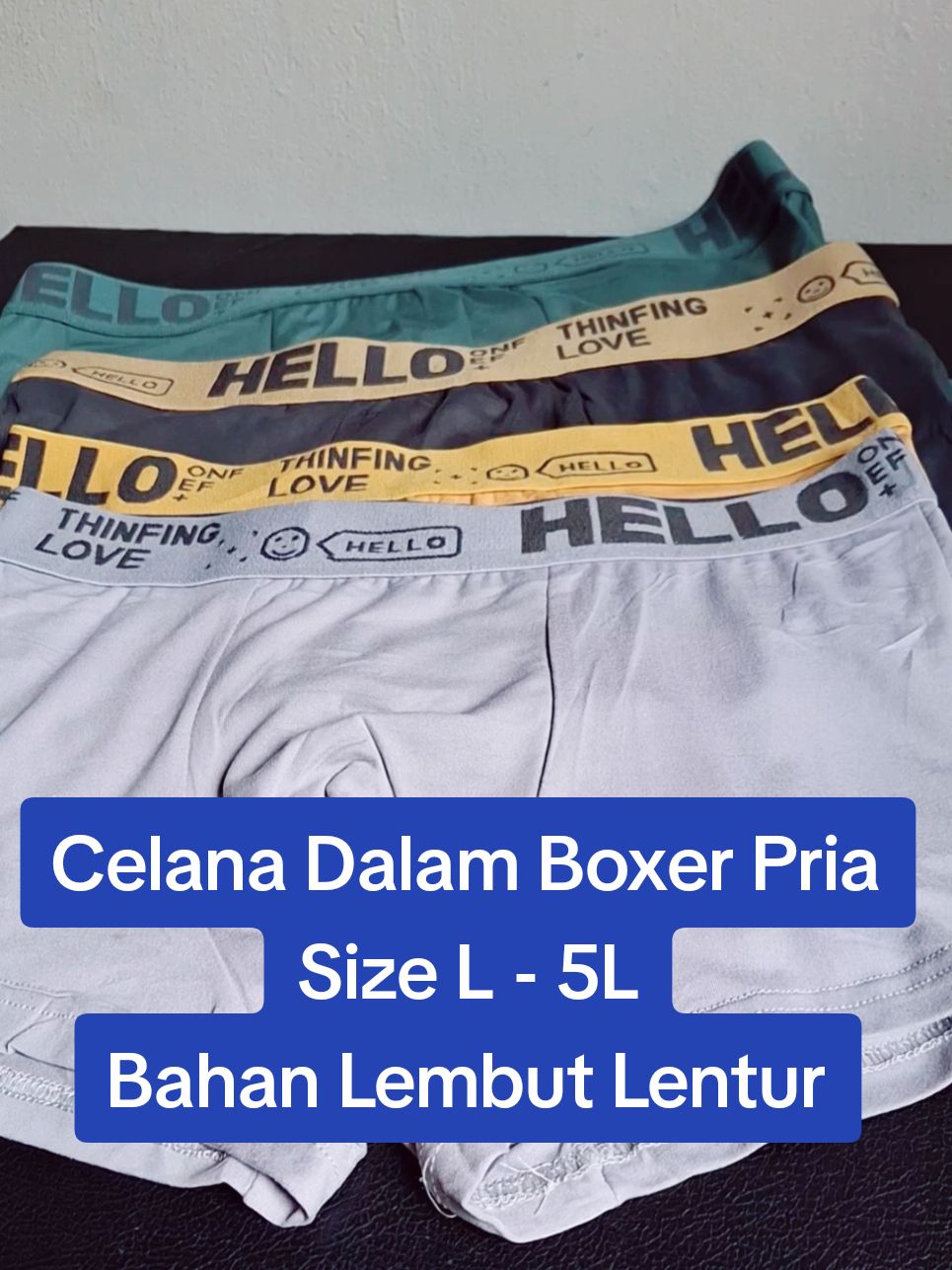 Size L - 5L Boxer Celana Dalam Pria Bahan Nyaman Dipakai #boxer #cdpria #celanadalampria #racuntiktok 