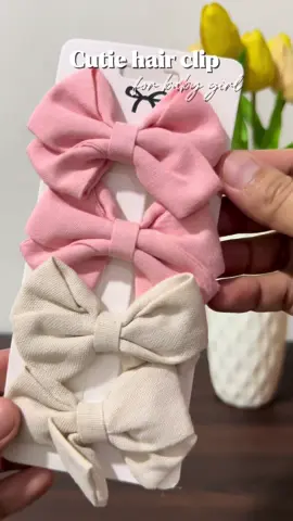 Cutie hair clip for baby girl 🎀👧🏻 #fyp #ribbon #hair #hairaccessories #accessories #baby #babygirl #cutie #cute #babieoftiktok 