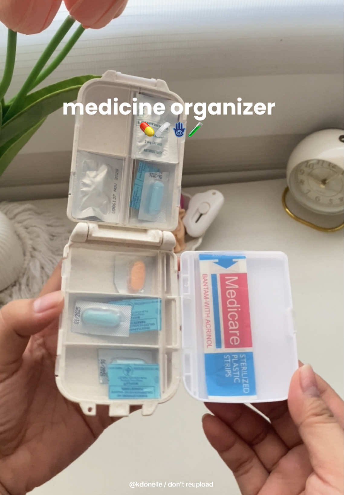 Medicine organizer that you should have! ₱29 only 😍🙌🏻 #medicinekit #medicineorganizer #medicineholder 