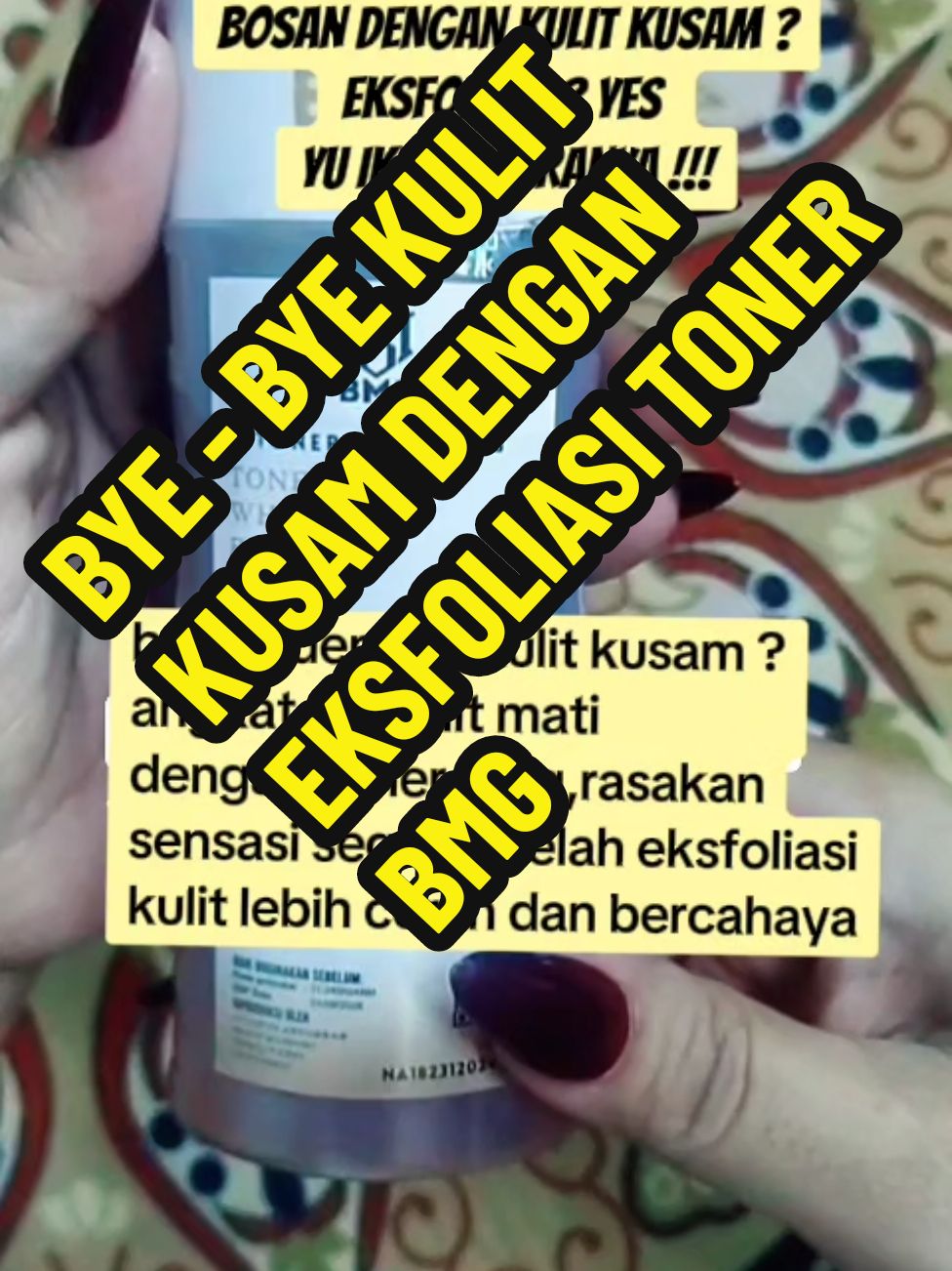 Bye-bye kulit kusam kulitmu bernapas lega setelah eksfoliasi cerah dan halus #bestlotion  #bodylotionwhiteningbmgbpom  #bmglotionpemutihbadanbpom  #lotionpemutihbadan #clalaclaluhappy 