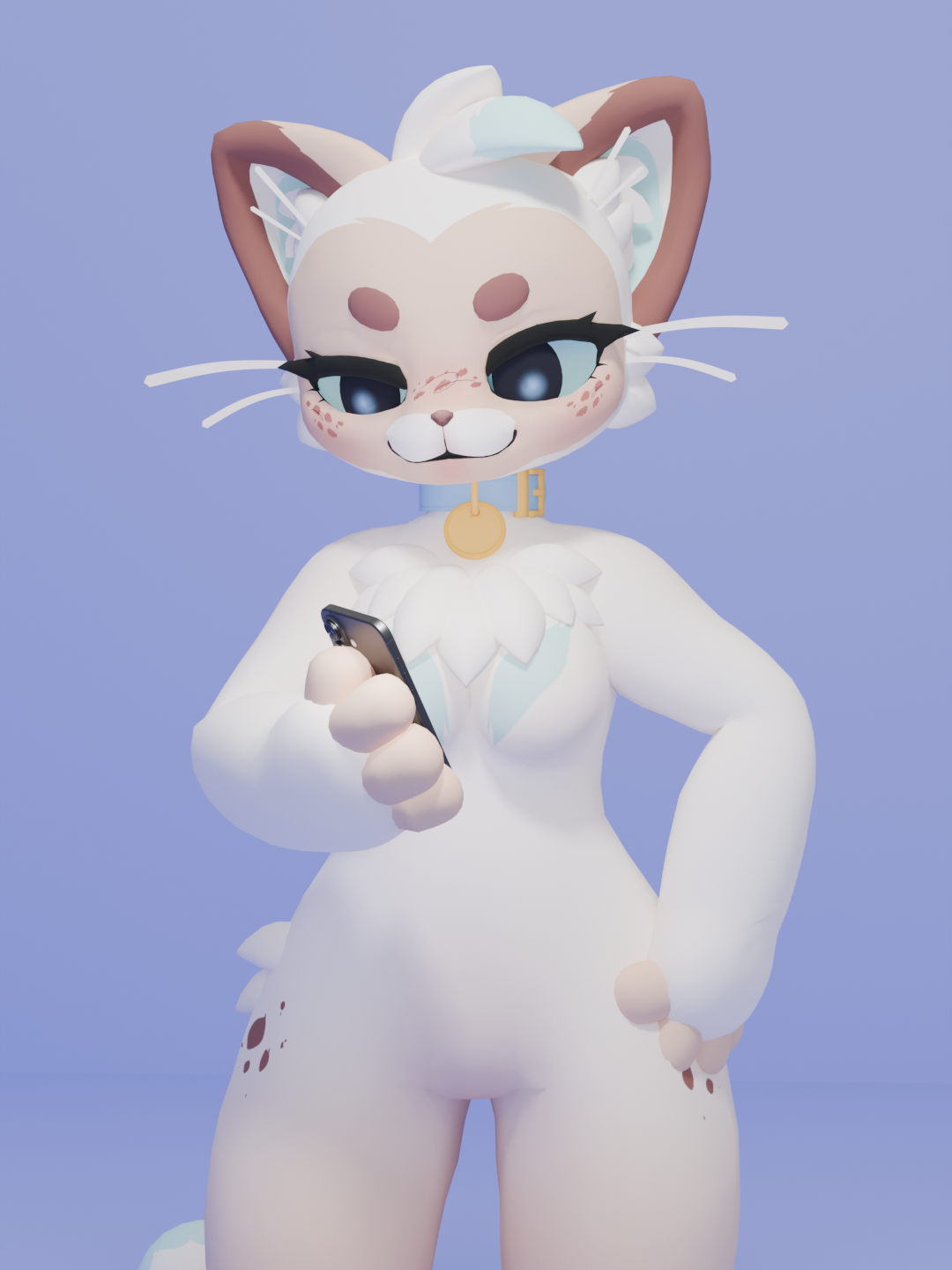 She saw something... First ever animation I've made! #blender #blender3d #furry #furries #furryfandom #furriesoftilktok #furrymeme #furrycommunity #fyp