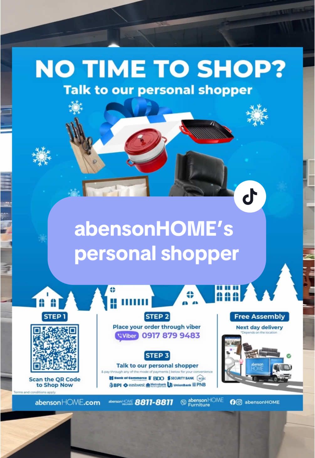 Let our personal shopper do it for you! #abensonHOME #iloveabensonhome #furniture #kitchenware #giftideas 