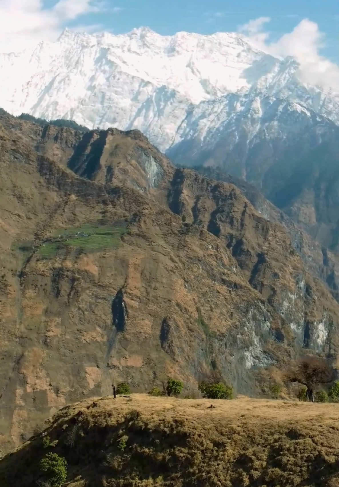 Beautiful View from chok daadaa❤️ #realheavennepal #hembohara #apibasecamp #apihimaltrek #apihimalrm #darchulanepal #farwestnepal 