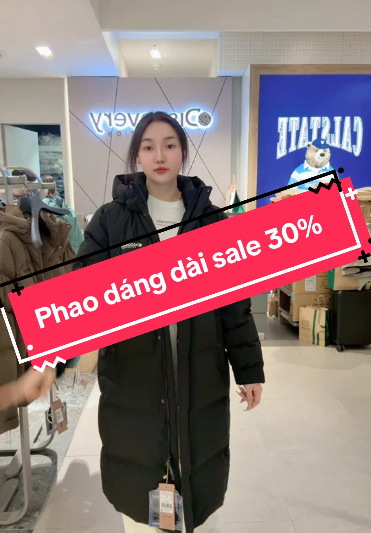 Phao dang dài sale 30% #trending #tiktok #thơitrang #thoitrang #viral 