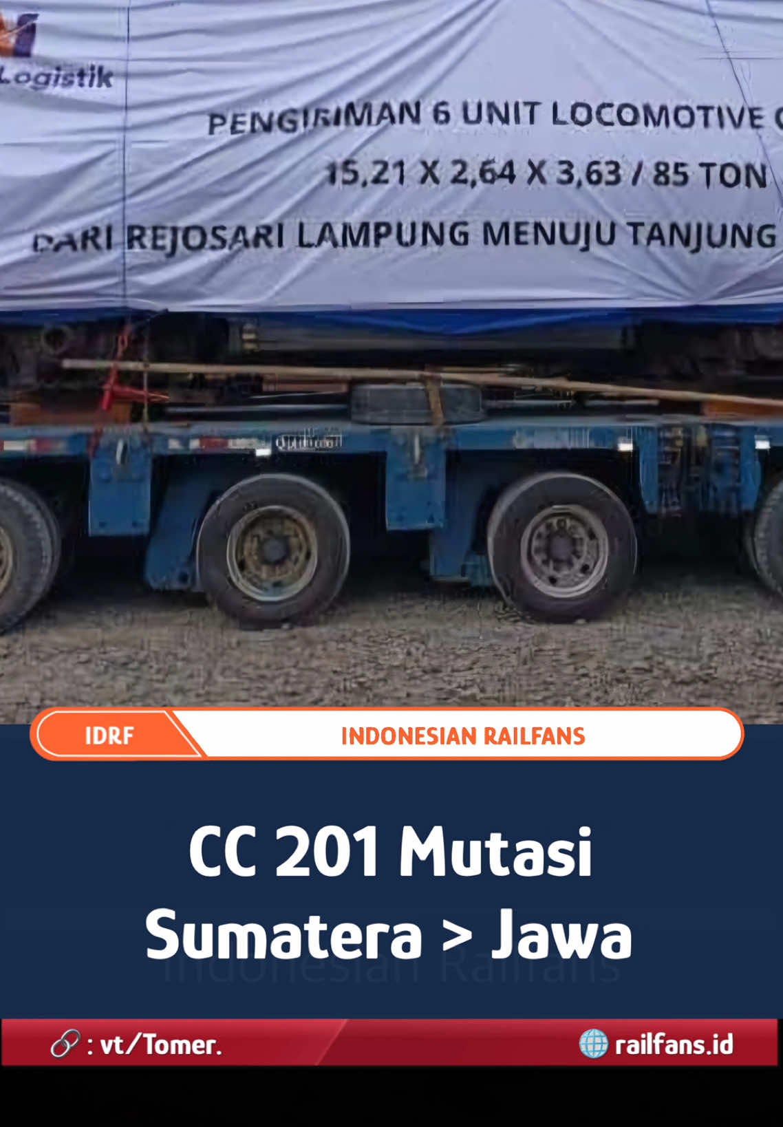 Sebanyak 6 Lokomotif CC201  Dimutasi dari Divre ke Daop. Berikut keenam lokomotif yang siap dimutasi: CC201 83 40 CC201 83 46 CC201 89 12 CC201 89 15 CC201 89 16 CC201 89 17 Video: Tiktok/tomer5138 #indonesianrailfans #idrf 