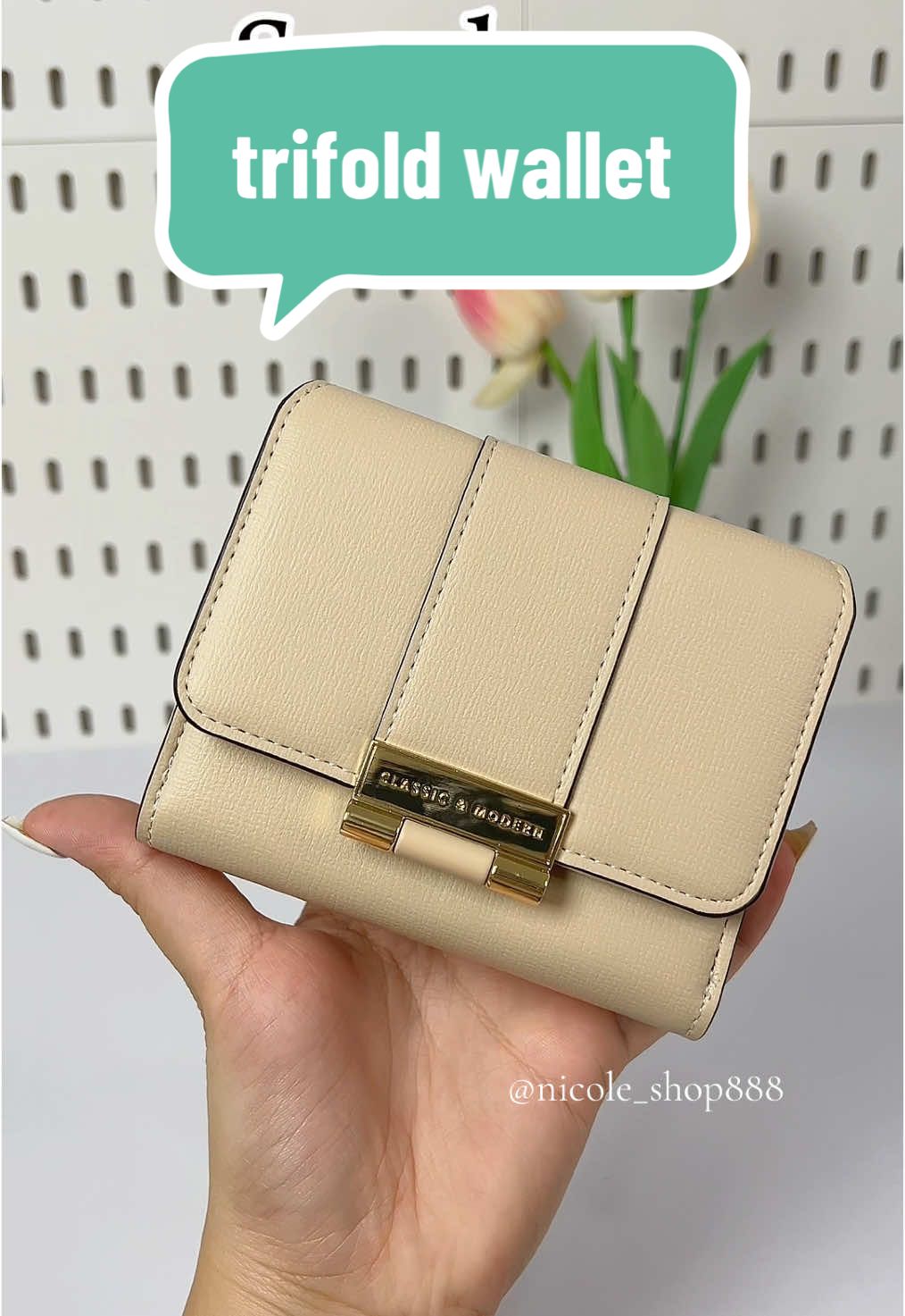 so pretty this trifold wallet from seagloca 🥹🥰 #wallet #trifoldwallet #seaglocatrifoldwallet #seagloca #seaglocawallet 