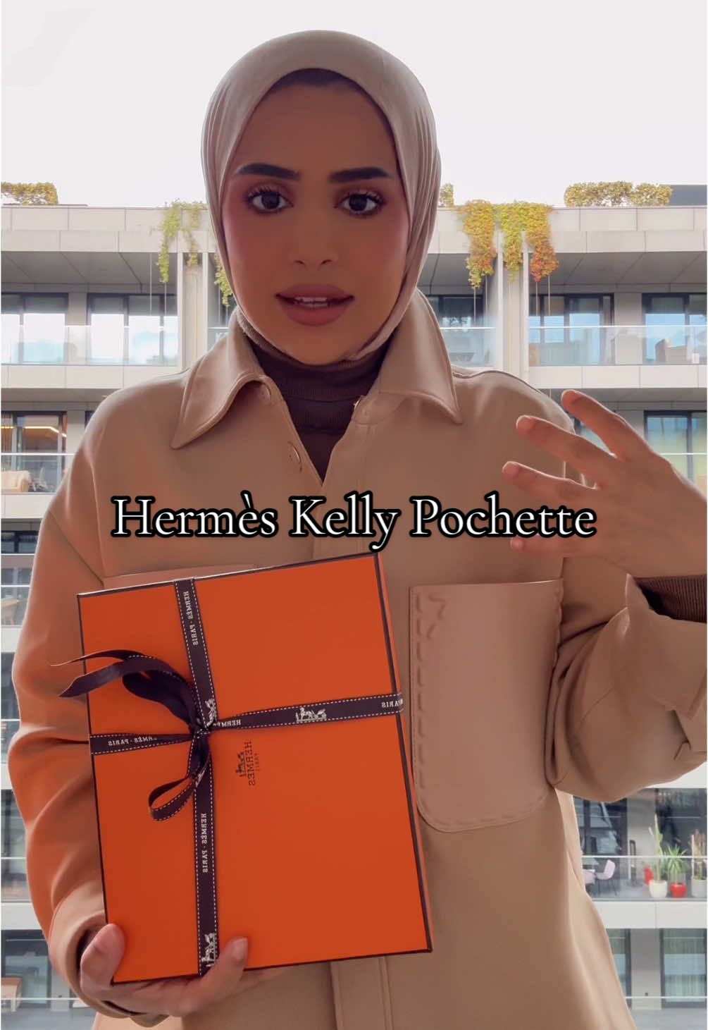 شرايكم 🤎 #hermès #hermes #kellypochette #unboxing #fyp #explore 