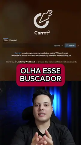 Motor de buscas Carrot - automação ativa no instagram @focoemsec