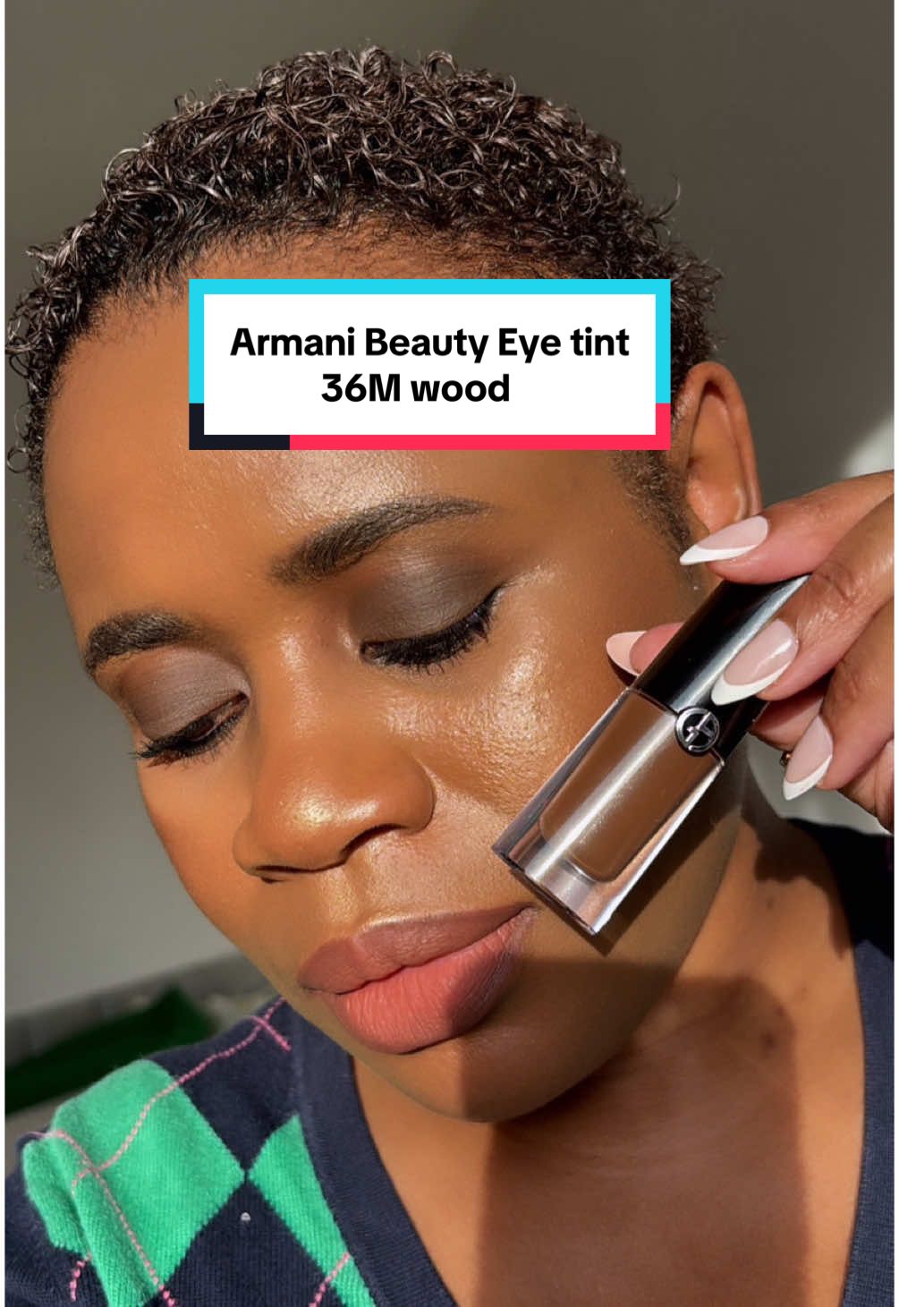 Obsessed with this @Armani beauty Eye Tint liquid eyeshadow 36M it's perfect for everyday wear! supereig tastinater resis is for ented hours,Suitable for all skin types and tones. #armanibeauty #eyetint #giftedbyarmani #fallmakeup #eyeshadow #blackgirlmakeup #eyemakeup #BeautyTok #makeup #browneyes #melanin #trendingmakeup #armanimakeup #ukblackgirlmakeup 