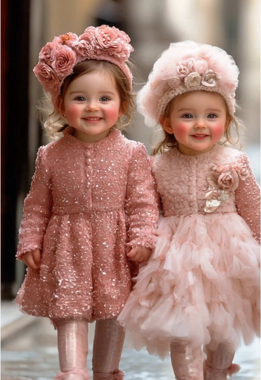 Adorable Baby Runway Stars❤️👯 #baby #cutebaby #babyvideos #babydance #babyshorts #AI #Runway #fyp #viral #kawaii #BabyFashionShow #ForYou #bebe