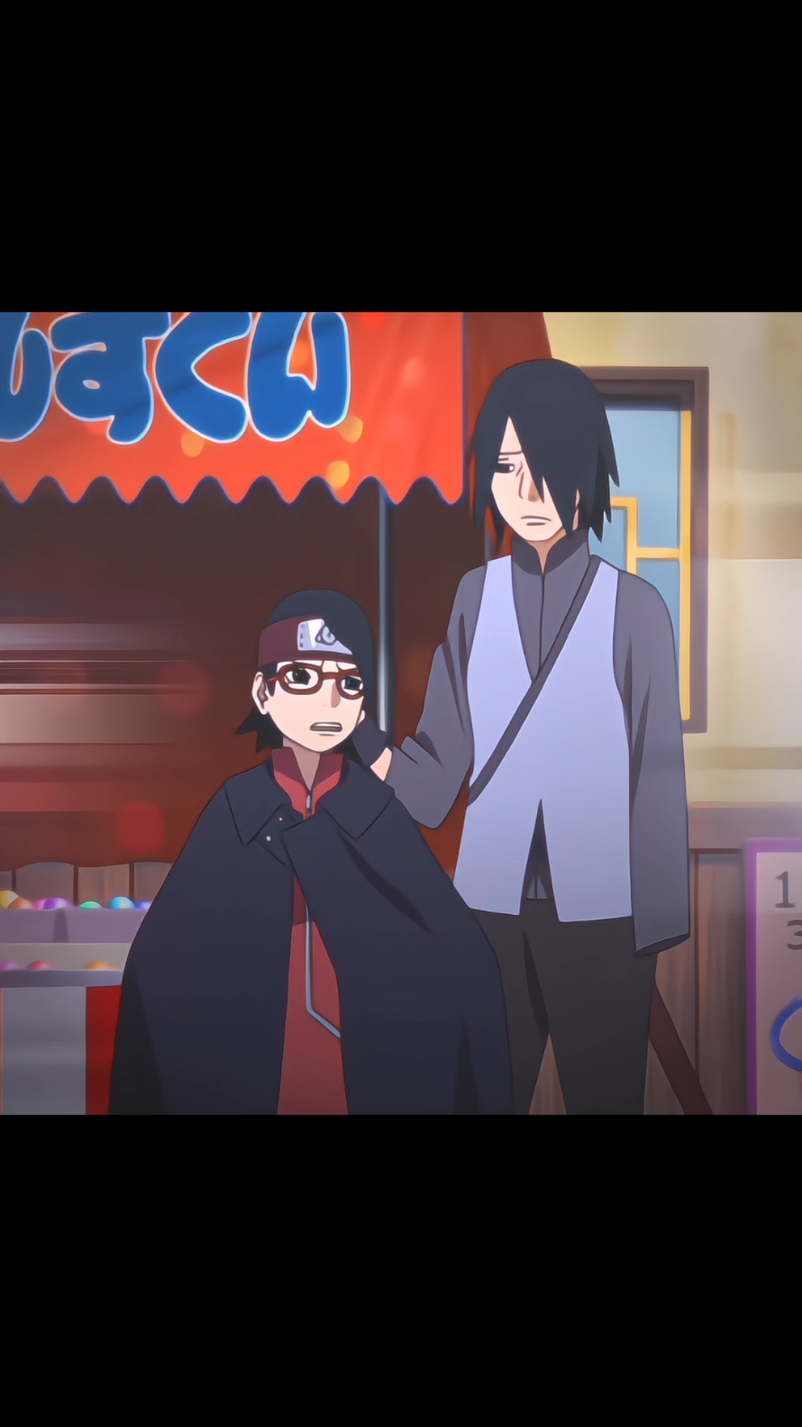 Bro sedang berusaha menjadi ayah yang baik #uchihasasuke #borutonarutonextgenerations #uchihasarada #zennftei 