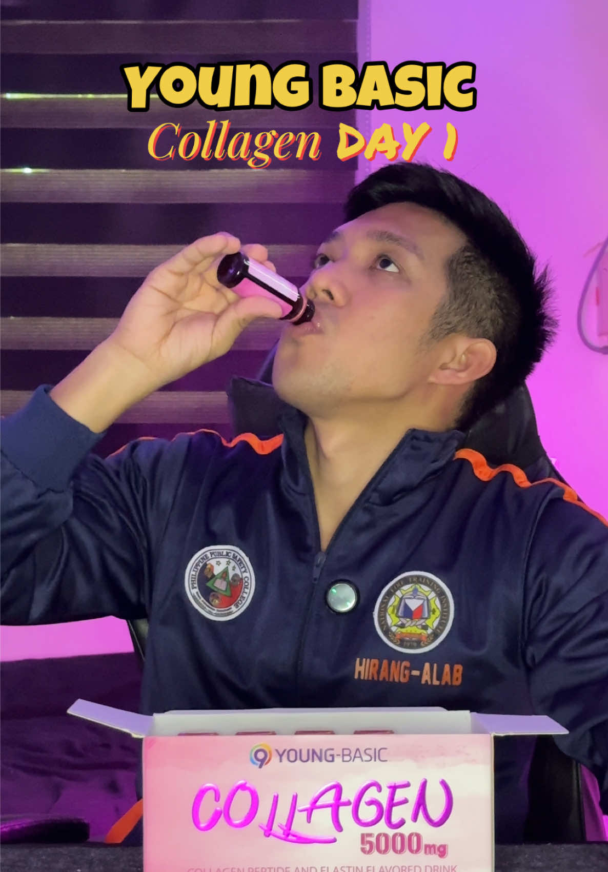 DAY 1 drinking Collagen Peptide from Young Basic! Try niyo na rin! @9Young Beauty  #review #product #unboxing #productreviews #tiktokaffliate #affliate #affliatemarketing 