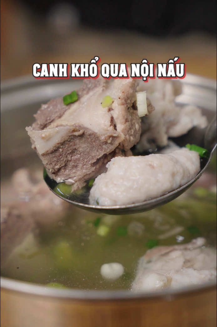 Canh khổ qua nội nấu #xuhuong #anhembunbop #viral #LearnOnTikTok #mónngonmỗingày 