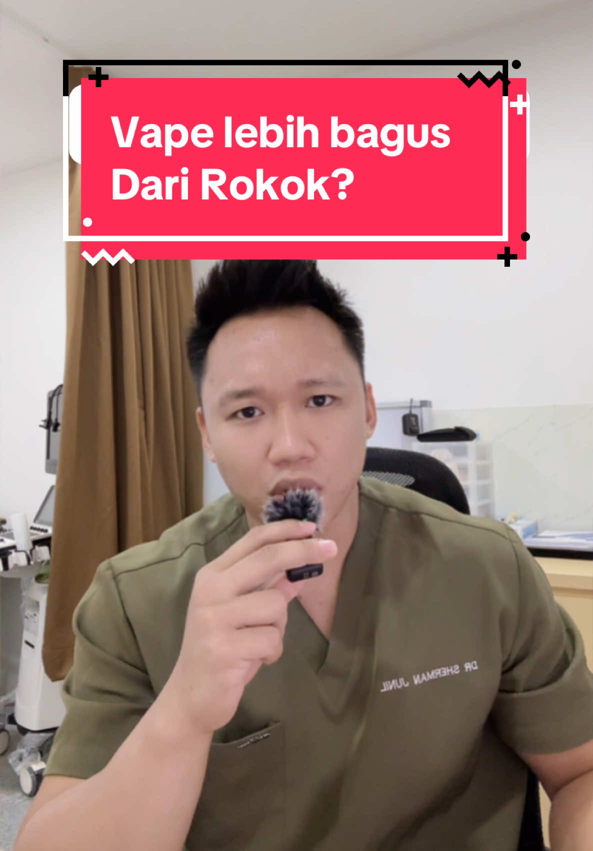 Vape lagi bagus dari Rokok? Vape lagi bagus dari rokok? Jangan terpedaya! Walaupun ramai kata vape lebih ‘selamat’, bahan kimia dalam cecair vape boleh rosakkan paru-paru secara perlahan. Fikir dulu sebelum hisap, paru-paru bukan mainan! #poliklinikolidas #drsherman #vape #evali #sabahancrew_fams #infosihat #indonesia🇮🇩 #malaysiatiktok 