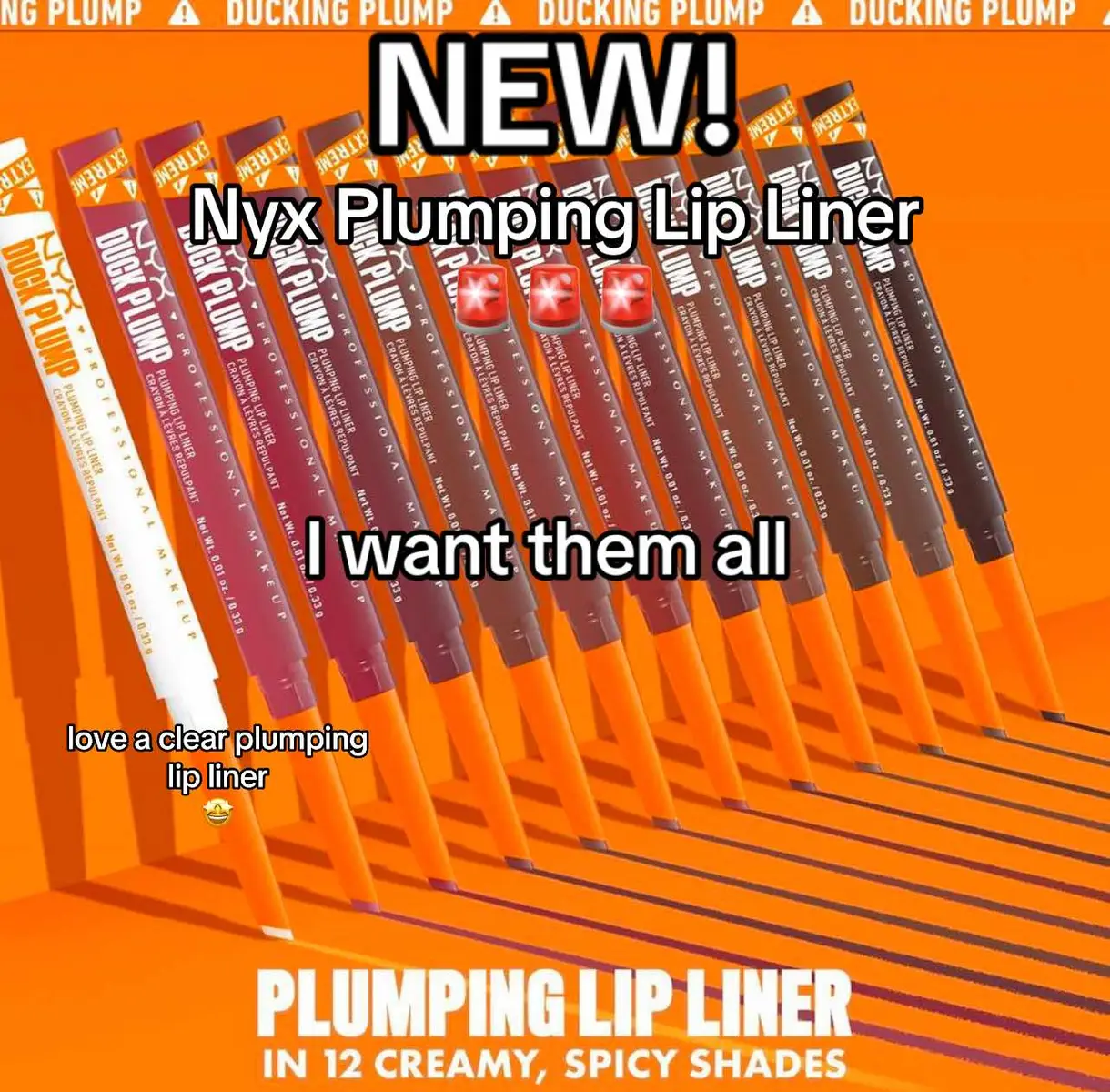 NEW! Nyx Duck Plump Lip Liner 🦆💉👄 Available now for $10 @nyxcosmetics_uk  @NYX Professional Makeup #nyxcosmetics #nyx #nyxplumpinglipliner #nyxduckplump #duckplump #linerliner #plumpinglipliner #newmakeup #newlipliner 