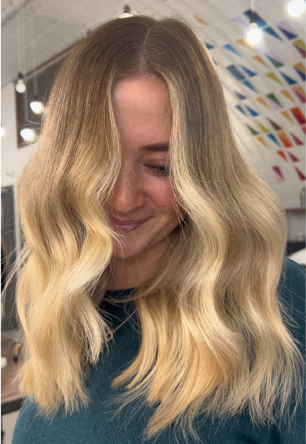 Neutral Cream Balayage  @RedkenUKI @Redken @Live True London @Olaplex #balayagespecialist #blondespecialist #seamless #olaplex #balayagehair #wavyhair #hairoftiktok 