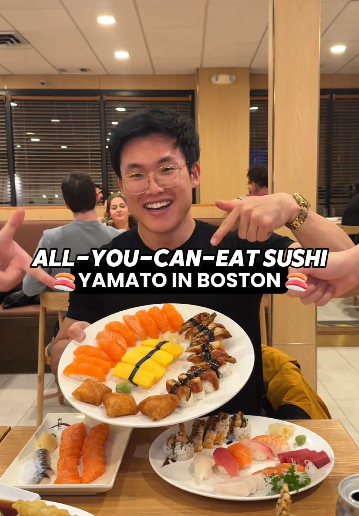 Whether you're all about sashimi, a maki fanatic, or totally tempura-obsessed, Yamato is the place to satisfy those Japanese food cravings with their famous All-You-Can-Eat (AYCE) menu. The AYCE lunch buffet is $25.50 (Mon-Fri) or $27.50 (Sat-Sun). Dinner AYCE? $35.99 (Sun-Thurs) or $37.99 (Fri-Sat, holidays). Honestly, these prices make stuffing your face feel like a win 😍 Not in the mood for AYCE? Their à la carte menu is stacked with noodle bowls, rice dishes, and teriyaki classics—delicious without breaking the bank. 🍜✨ Yamato has been a Boston favorite since 2011, and they’re still serving up fresh sushi and great vibes 13 years later. I used to come here all the time with my friends during college. Come hungry, leave happy, and maybe roll yourself out the door. Tag your sushi crew and let’s make this a feast to remember! 🩷🍣 📌SAVE this post as a reminder 📬SHARE it with a friend you want to go with 👉FOLLOW @zackaryeats for more Boston recommendations 📍 @yamatoboston (117 Chiswick Rd, Brighton, MA 02135 | 545 Boylston St, Boston, MA 02116) . . . . . #boston #bostonfoodies #bostonfood #bostonfoodie #bostonfoodjournal #bostonfoodgram #bostonfoodblogger #bostonfoodguide #bostoneats #bostonusa #sushi #allyoucaneat #nigiri #zackaryeats