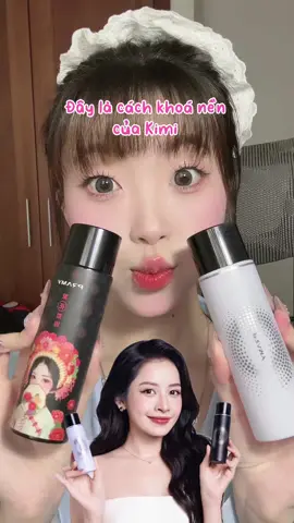 Xịt khoá nền Chi Pu?? #pramy #xịtcốđịnhlớptrangđiểm #lockinyourbeauty #PramylovesChiPu  #xitkhoanen 