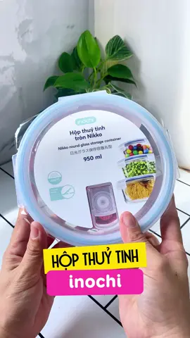 Hộp thủy tinh tròn Inochi dùng đựng bảo quản thực phẩm không BPA, thuỷ tinh chịu nhiệt 400 độ dùng được cho lò vi sóng, lò nướng và ngăn đá tủ lạnh. #hopthuytinh #hopthuytinhnapgai #nikko #inochi #hopbaoquanthucpham #hopdungthucpham #hopdungthucphaminochi #review #reviewsanpham #cherryladystyle