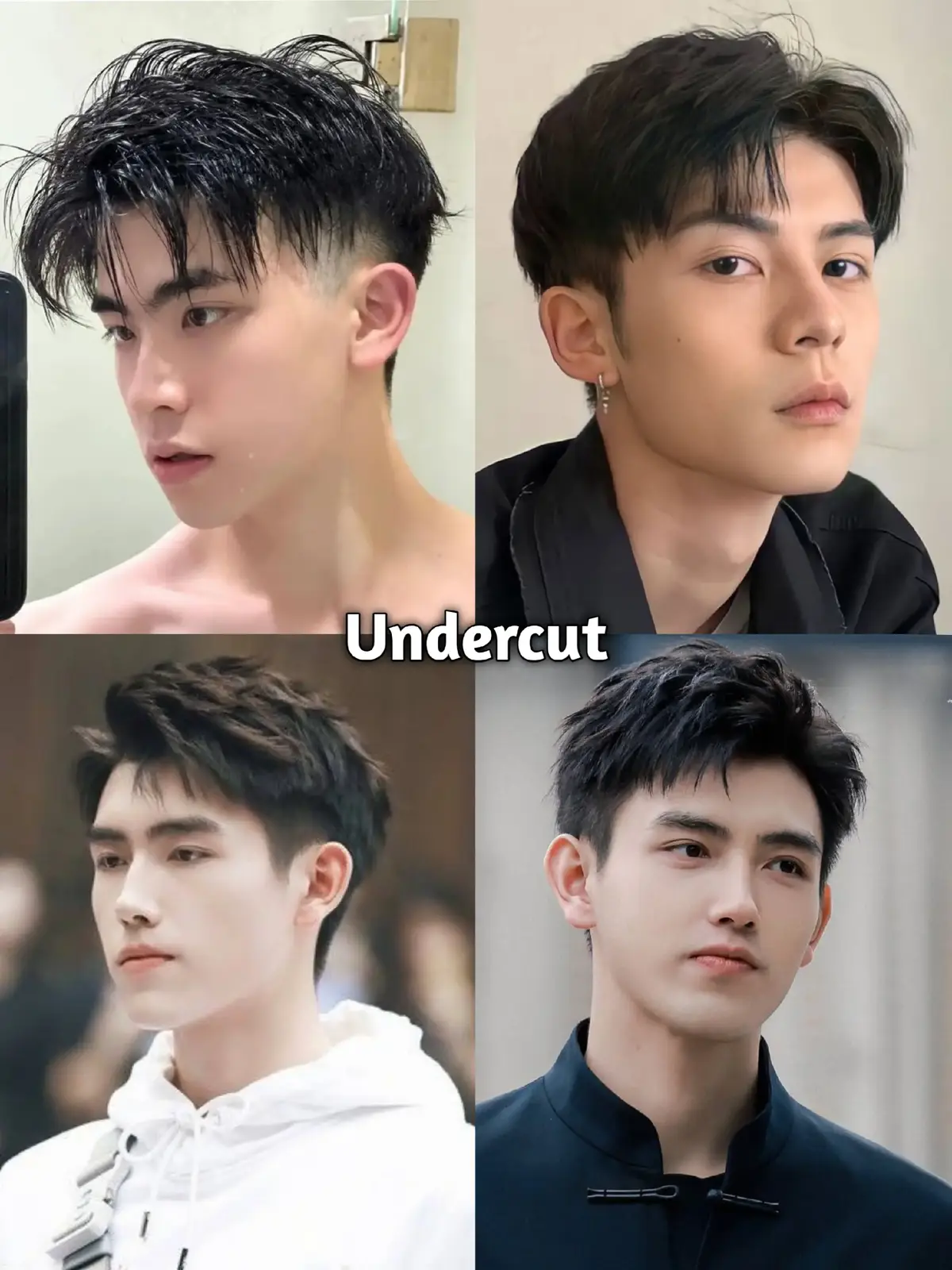 Find your hairstyles✨ #hair #haircut #hairstyle #men #undercut #quiff #pompadour #combover #fyp 