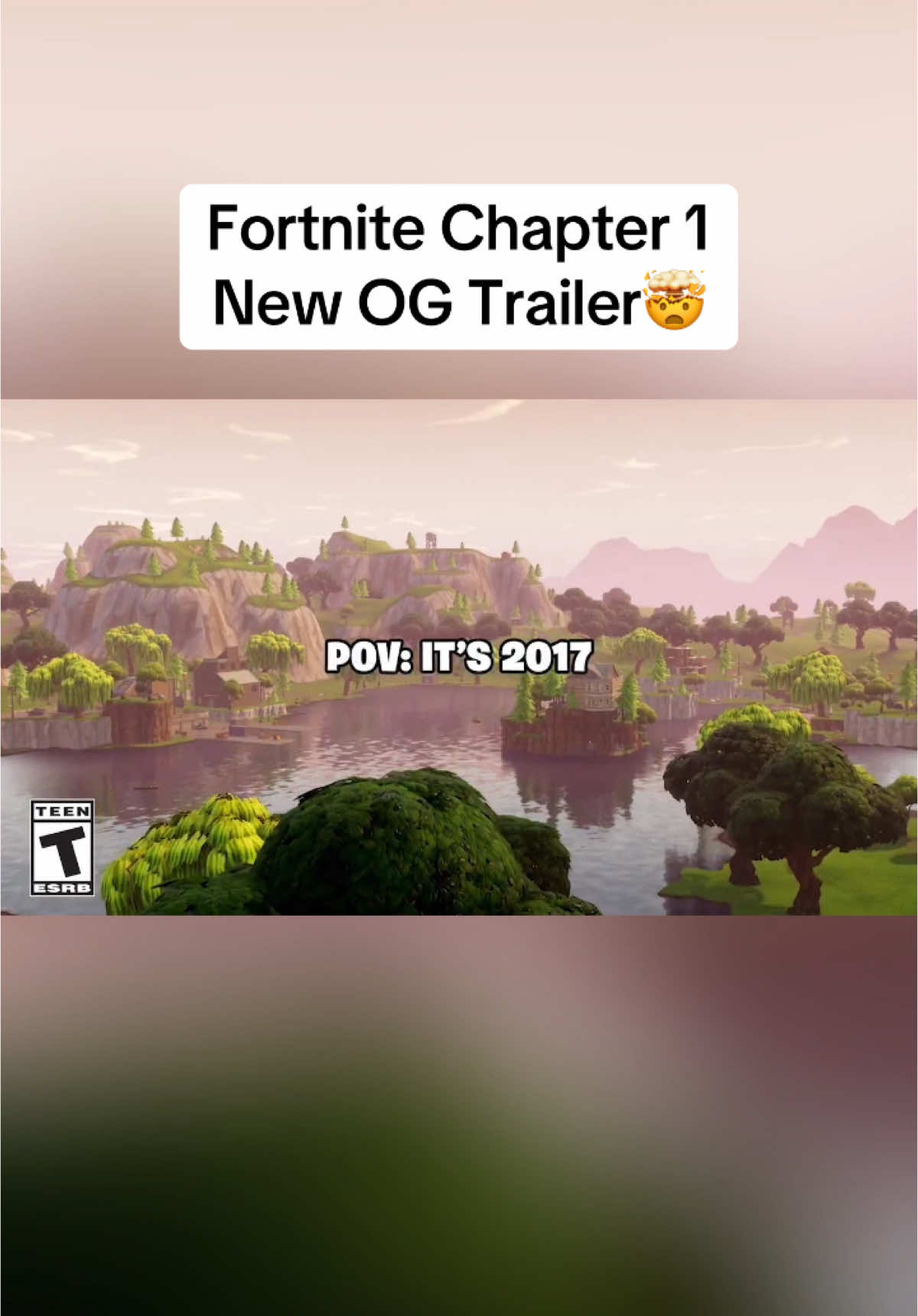 Fortnite OG Chapter 1 teaser trailer😢 #fortnite #fortnitebr #fortniteclips 